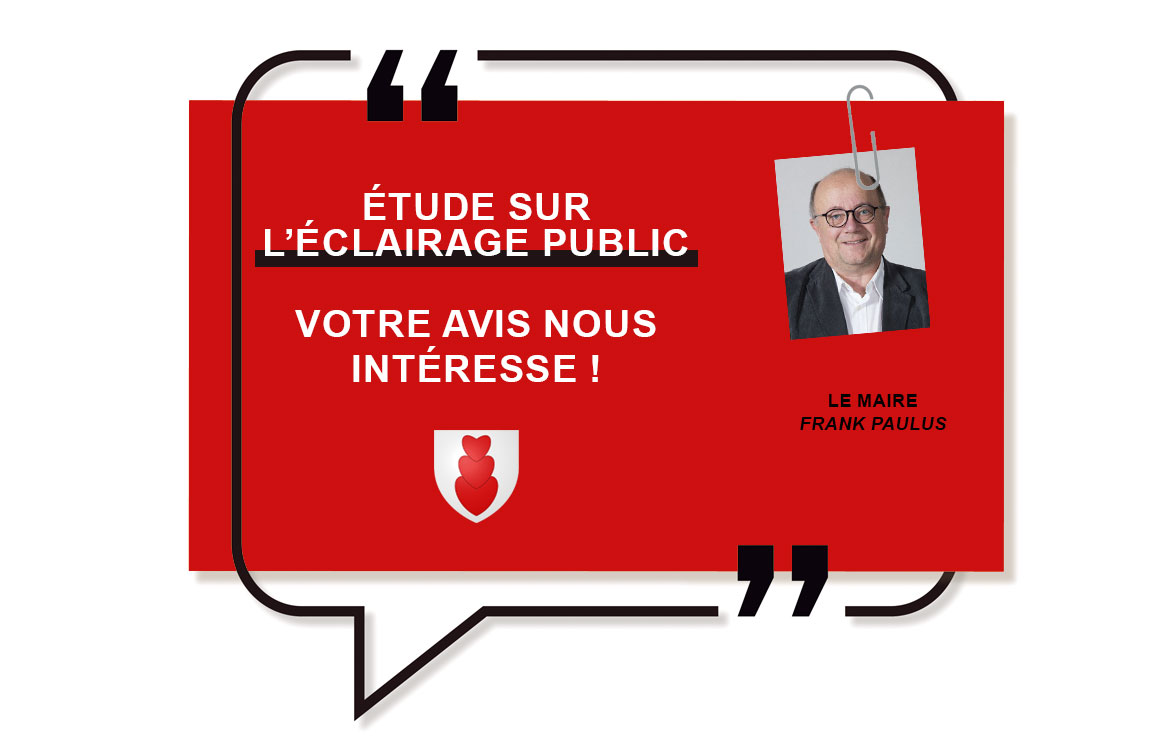 Votre avis nous intéresse - étude sur l'éclairage public