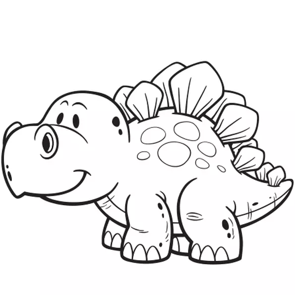 Dinosaure à colorier pour la fête des pères - Source hugolescargeot.com