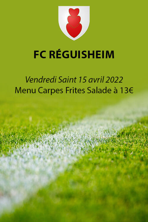 FC Réguisheim organise menu carpes frites pour le vendredi saint