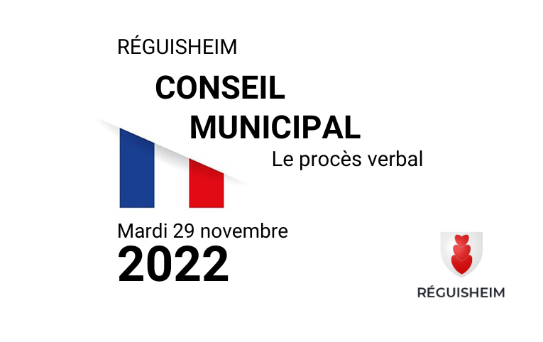 Compte rendu du conseil municipal du 29 novembre 2022