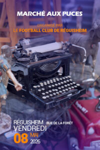 FC Réguisheim organise son 38ème marché aux puces le 8 mai 2026