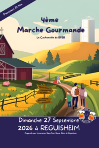 Quatrième marche gourmande de réguisheim le 27 septembre 2026