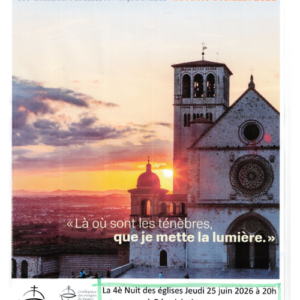 Nouvel événement à l'église St Etienne de Réguisheim : la nuit des églises le jeudi 25 juin 2026.