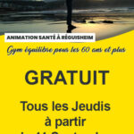 Animation Santé Gratuite à Réguisheim. Gym pour les seniors 60 ans et plus