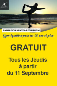 Animation Santé Gratuite à Réguisheim. Gym pour les seniors 60 ans et plus