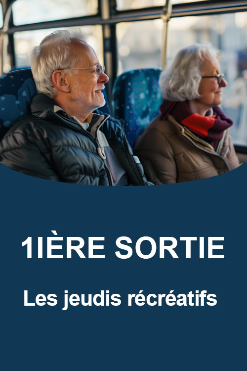 Les jeudis récréatifs Sortie 1 jour en autocar le 1 octobre 2026