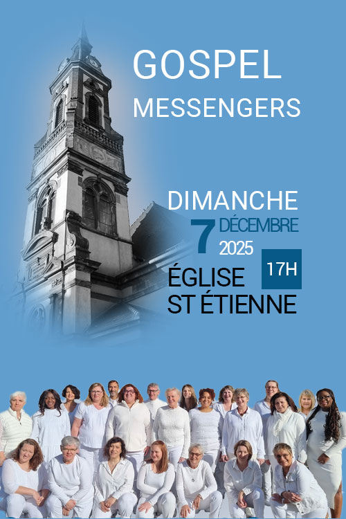 Concert des Gospel Messengers le dimanche décembre 2025