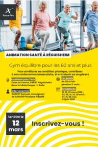 Gym équilibre pour les 60 ans et + à Reguisheim