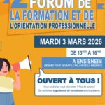 2e forum de la formation et de l'orientation professionnelle le mardi 3 mars 2026 à Ensisheim