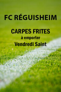 FC réguisheim organise son traditionnel carpes frites à emporter du vendredi saint