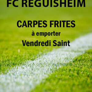 FC réguisheim organise son traditionnel carpes frites à emporter du vendredi saint