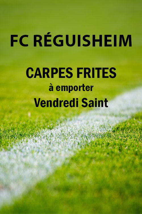 FC réguisheim organise son traditionnel carpes frites à emporter du vendredi saint