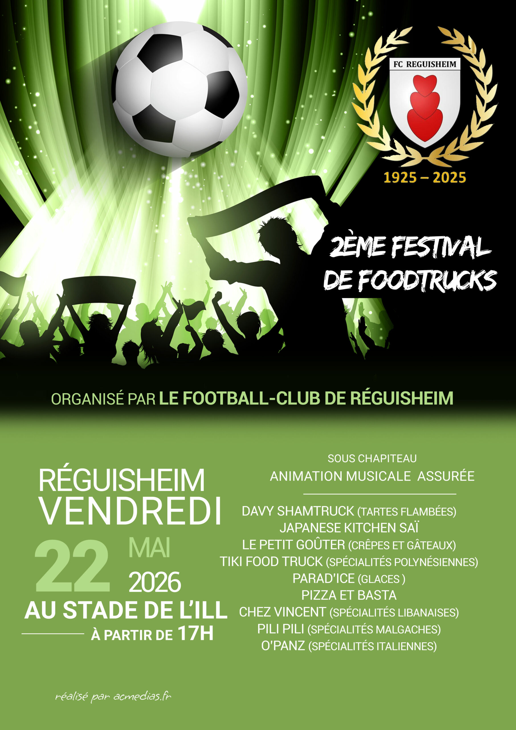 2eme festival Foodtrucks Réguisheim par le FC Réguisheim