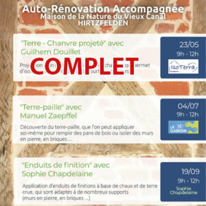 Ateliers participatifs autour de l'auto-rénovation accompagnée : pour les habitants désireux d'apprendre des techniques de rénovation.