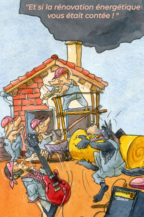 La rénovation des 3 petits cochons. RDV au lycée agricole de Rouffach
